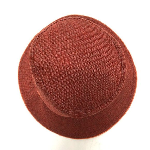 Authentic HERMES Fashion Accessories Hat linen Bordeaux Based - Picture 7 of 11
